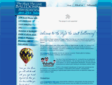 Tablet Screenshot of paballoonrides.com